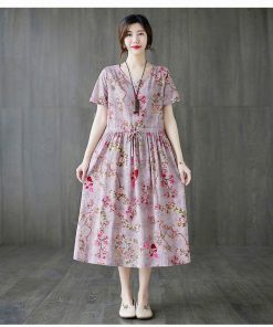 ワンピース レディース 40代 マキシワンピース 春夏 半袖 花柄 シフォン フレアスカート きれいめ 韓国風 大人 上品 20代 ゆったり 大きいサイズ 30代 50代