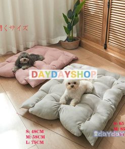 ペットベッド 冬用 猫ベッド 犬 洗える ペット用寝袋 ベッド 秋冬 四季 ホットドッグ マット 猫 クッション 猫寝床 寝具 大型 布団 小動物用 小型