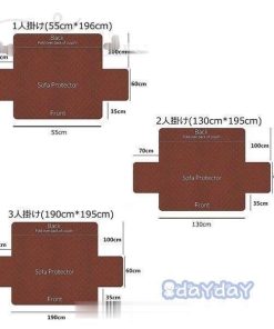 3人掛け ソファー マルチカバー 2人掛け用 肘付き 滑り止め 傷防止 シート ペット用品 爪とぎ防止 四季適用 ポケット付き 犬猫対策 ソファーカバー