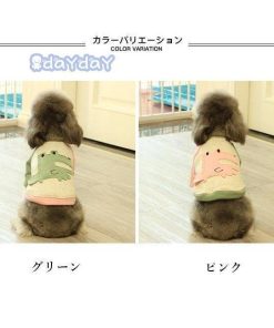 小型犬 ドッグウェア スウェット 犬服 ワニ パッチワーク ペット スウェットパーカー ドッグ 洋服 春 可愛い 秋 犬 アニマル柄