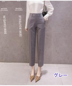 テーパードパンツ 40代 レディース 春夏 韓国風 タックパンツ 大きいサイズ 20代 30代 50代 ハイウエスト 美脚 ストレッチ 通勤 オフィス 無地 おしゃれ