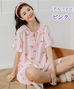 パジャマ ルームウェア レディース 夏 綿 半袖 花柄 セットアップ ショートパンツ 可愛い 女性用 婦人用 おしゃれ 部屋着 ギフト プレゼント 寝間着 快眠