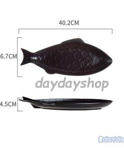 魚 ブラック お皿 カトラリー 柄 かわいい 食器 ホワイト グリーン プレート キッチン雑貨 ギフト プレゼント フィッシュ