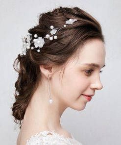 髪飾り かんざし パール 結婚式 着物 成人式 卒業式 ヘアアクセサリー 留袖 ヘッドドレス 和装 花嫁 振袖 ヘアピン 浴衣 花 20代 フォーマル 30代 40代 白