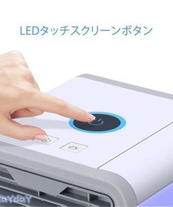 冷却機能 夜間ライト 携帯 便利 省エネ 7色LED ミニエアコンファンUSB 扇風機 加湿機能 卓上冷風機 ポータブルクーラー 小型 冷風機　小型クーラー