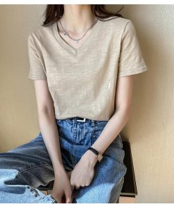 Tシャツ レディース トップス 40代 半袖 綿 白 ニット 春夏 カットソー 新作 大きいサイズ シンプル UVカット 韓国風 かわいい 20代 30代 おしゃれ 40代