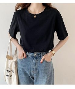 Tシャツ レディース トップス 40代 半袖 綿 春夏 新作 カットソー 新作 大きいサイズ シンプル インナー UVカット 韓国風 かわいい 40代 20代 おしゃれ 30代