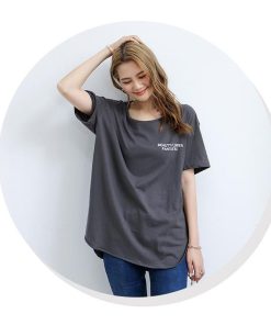 Tシャツ レディース トップス 40代 半袖 綿 春夏 新作 カットソー 新作 大きいサイズ シンプル スリット UVカット 韓国風 おしゃれ 40代 かわいい 20代 30代