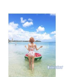 韓国風 可愛い ショートパンツサロペット水着 バンドゥ ママ水着 体型カバー 水着 スイムウェア ワンピース型 水着レディース 水着 40代 花柄