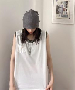 Tシャツ レディース トップス 40代 ベスト 綿 白 ニット 春夏 カットソー 新作 大きいサイズ シンプル UVカット 韓国風 かわいい おしゃれ 20代 30代 40代