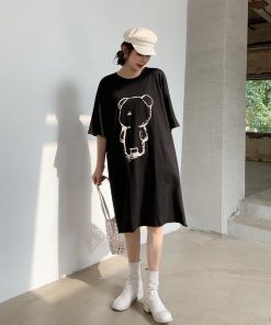 ロングTシャツ レディース ワンピースタイプ 40代 春 夏 半袖 Tシャツ チュニック 韓国風 大きいサイズ オシャレ ゆったり 体型カバー ロンT 50代 着痩せ 30代