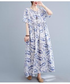 ワンピース レディース 40代 マキシワンピース 春夏 半袖ワンピース 花柄 シフォン Vネック フレアスカート きれいめ 韓国風 ゆったり 50代 20代 30代