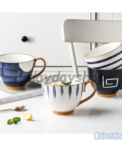 食器 カフェ お茶用品 ホワイト ボーダー 和風 ティーカップ ネイビー マグカップ コーヒーカップ ブルー キッチン用品 和柄