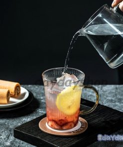 アイスコーヒー お茶用品 コーヒーカップ ティーカップ グラス コップ 食器 アイスティー 涼し気 シンプル キッチン用品 ジュース