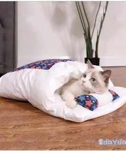 ペットベッド ふわふわ ソフト 猫グッズ ペットハウス 大きい キャットハウス 寝袋 かわいい ふとん 猫ベッド クッション ペット布団 Pet 可愛い