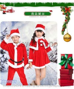 サンタクロース 子供 女の子 男の子コスプレ クリスマス衣装 仮装 キッズ コスプレ コスチューム サンタ帽子 舞台 クリスマス パーティー