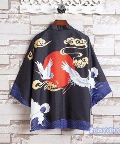 羽織 男性用 メンズ 浴衣風 甚平 着物 はおり アウター 刺繍 復古 和式 涼しい 夏服 カジュアル 夏 花火大会