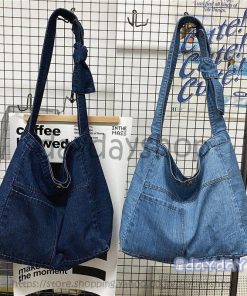 お買い物 斜め掛けバッグ マイバッグ A4 トクプラ 大容量 トートバッグ デニム 通学 無地 エコバッグ 通勤 エコバッグ シンプル