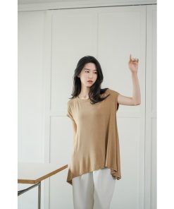 Tシャツ レディース 夏 綿 全7色 半袖 クルーネック カットソー トップス シンプル 透けない おしゃれ コーデ UVカット きれいめ 20代 30代 40代 フレア