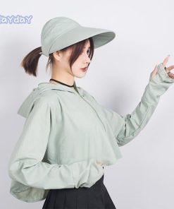 日焼け防止服 日焼け止め アイスシルク マント ポンチョ トップス レディース UVカット 長袖 紫外線対策 無地 農作業 自転車 運転 手袋 アウトドア 日よけ 夏