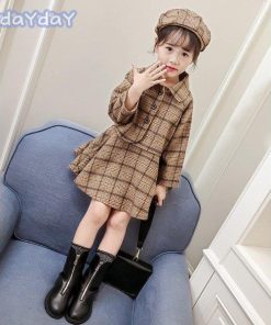 韓国子供服 キッズセットアップ 子とも3点セット 秋冬 女の子 可愛い ベレー帽 帽子贈り おしゃれ チェックセット 子とも服 結婚式 入学式 2色 卒園式