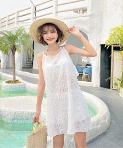 水着 レディース 3点セット 夏 小胸 バンドゥ セパレート 日焼け防止 パッド付き 体型カバー UVカット ママ水着 海水浴 潜水 韓国風 30代 40代 20代 可愛い