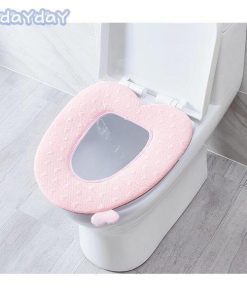 洗える トイレ用品 消臭 夏用　四季兼用 かわいい 抗菌 便座シート 洗浄暖房型 O型 トイレタリー 便座カバー ウォッシャブル 厚手 防臭