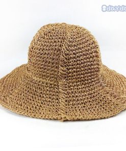 麦わら帽子 ストローハット レディース ギフト 紫外線カット 折りたたみ おしゃれ 帽子 UVカット帽子