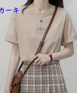 Tシャツ レディース 春夏 新作 40代 半袖 ニットトップス 白Tシャツ 無地 綿 ショット丈ニットソー ゆったりカットソー 30代 50代 大人 おしゃれ