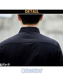 シャツ メンズ 長袖 シャツ ジャケット オックスフォード 細身 タイト シャツジャケット M L XL 春 3XL 2XL 4XL