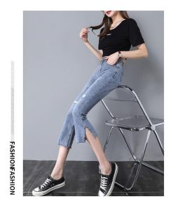 デニムパンツ レディース 春夏 ウエストゴム スキニーパンツ ストレッチ ジーンズ 細身 ボトムス 美脚見せ ストレッチ スリム ロング 30代 40代 おしゃれ 20代