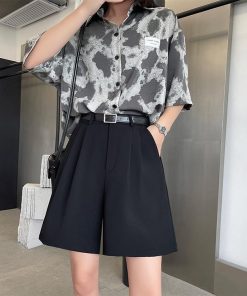 ショートパンツ レディース 夏 キュロットパンツ ゆったりパンツ フレアパンツ 大人 上品 通勤 OL ゆったり 30代 50代 40代 シャツ