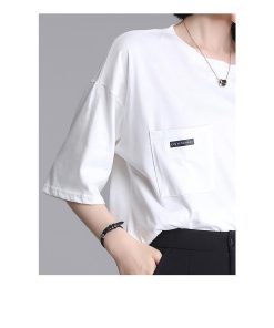 Tシャツ レディース トップス 40代 半袖 綿 春夏 カットソー 新作 大きいサイズ シンプル UVカット 韓国風 20代 かわいい おしゃれ 40代 30代